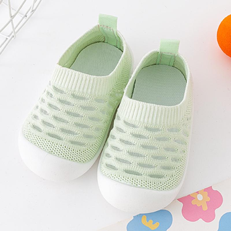 Infant Non-Slip Soft Sole Breathable Sock Shoes, Slip-On First Walkers for Boys and Girls