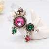 Women Lady Fashion Cartoon Lovely Colorful Dog Puppy Brooch Clothing Accessories