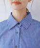 ROPE PICNIC Pollen Cropped Rose Pink Women's Guard/Wrinkle-Resistant Shirt, (64)