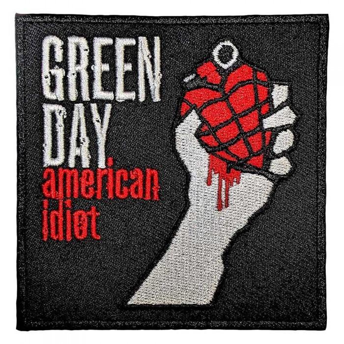 Green Day American Idiot Woven Iron On Patch