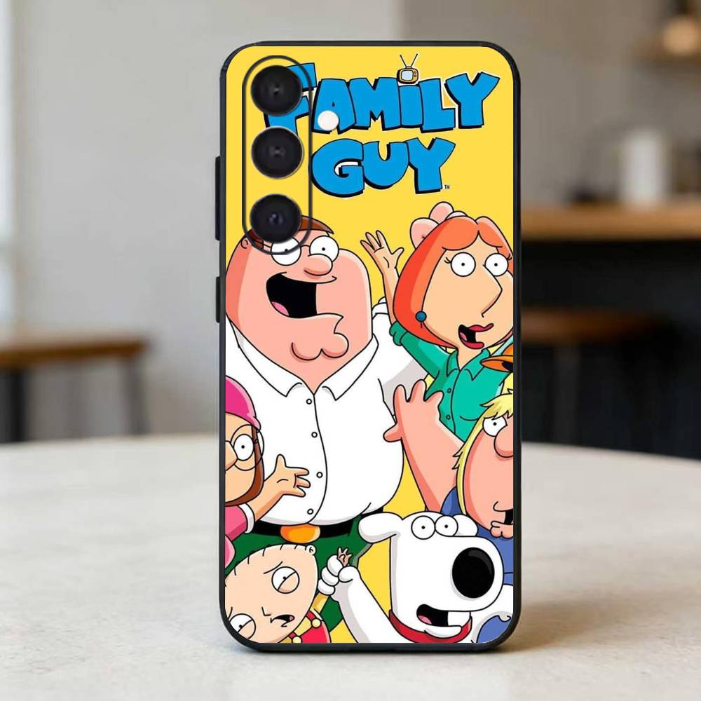 Family Guy Phone Case For Samsung Galaxy A73,A72,A71,A70,A52,A51 Others Soft Black Cover