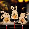 Unique Rabbits Hanging Light Elegant Autumn Festival Rabbits Shape Light Hanging Decoration Gift Ideas