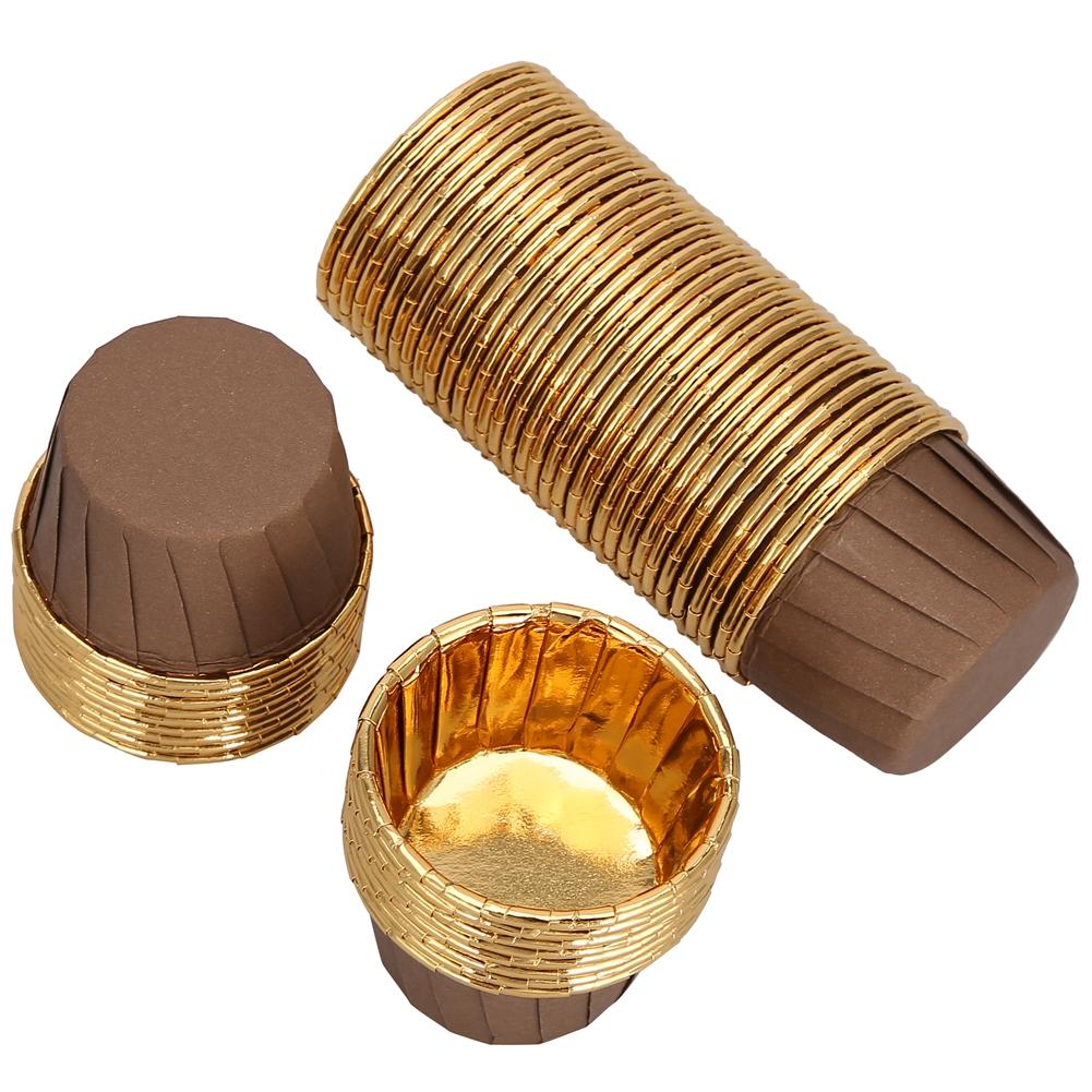 200pcs Cupcake Liners Holders Baking Cups Muffin Cases Tray Cake Mould Decorating Tools for Party WeddingCoffee