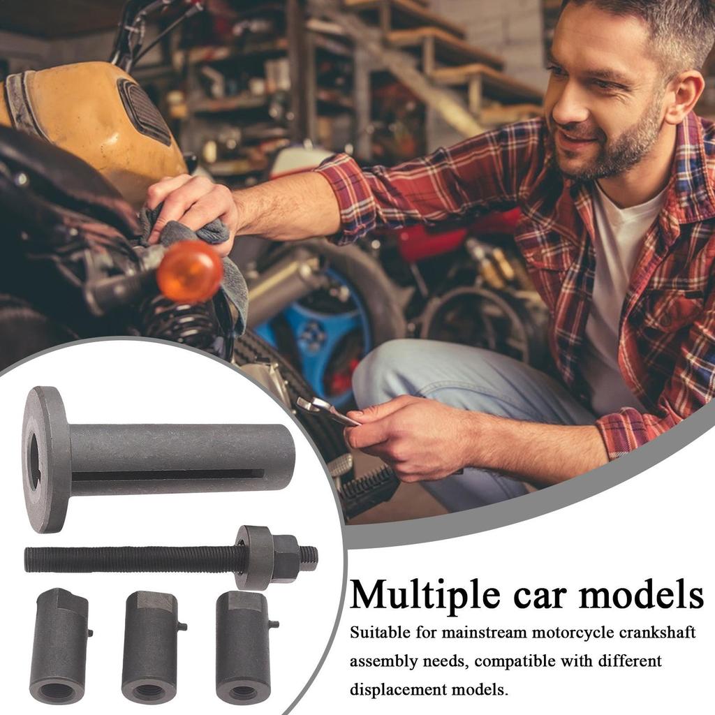 Crank Puller Motorcycle Crank Removal Tool Stainless Steel Professional Repair Kit Replacement For Maintenance Care Repairing