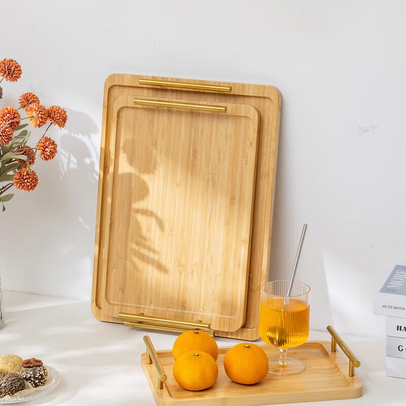Rectangular Bamboo Serving Tray