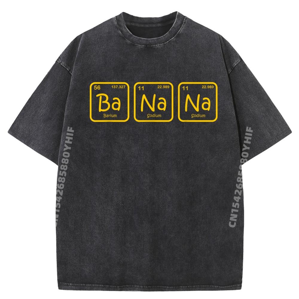 

Funny Chemistry Yellow Banana Periodic Table Food Lover Gift 3XL Men Clothing Winter Mens Designer Clothes Tops & Tees 5XL різнокольоровий