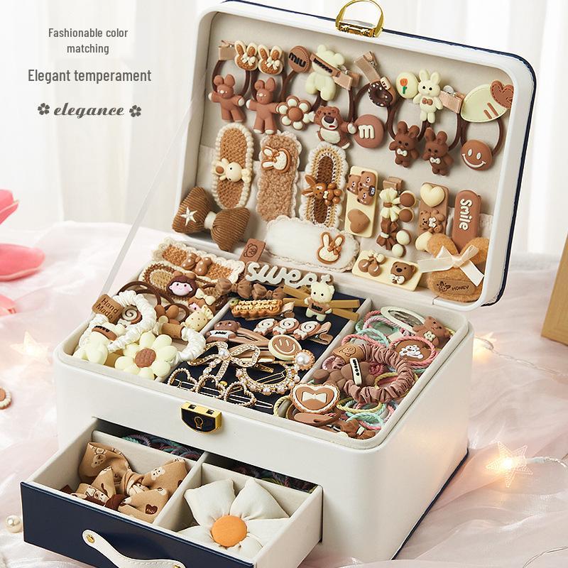 Deluxe Princess Hair Accessories & Jewelry Gift Set for Girls - Perfect for Birthdays and Children's Day