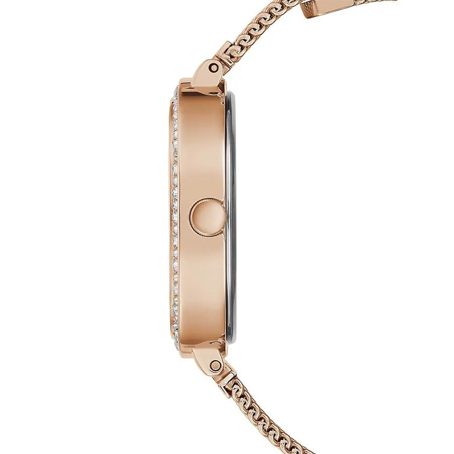 Guess Ladies' Quartz Watch, Stainless Steel Strap, Stainless Steel Case, Waterproof Quartz Movement, GW0354L3
