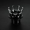 Mactions Crown Style Vented Fuel Tank Cap Gas Cap For Harley Sportster XL 883 1200 Touring Road King Dyna Softail Custom