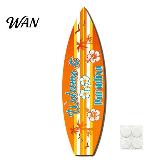 Wasserdichtes Holzschild Hawaiianisches Surfbrett Wandkunst, Tropisches Stranddekor Schild, Sommer Aloha Thema Hängendes Schild Langlebig für Wohnzimmer Kinder