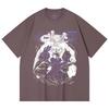 230 Gsm 100% Bawełna Jujutsu Kaisen V35 Druk Mahoraga Unisex Ciężka Bawełniana Koszulka