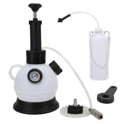 2L Manual Vacuum Brake Bleeder Kit 30psi Pressure Display with Relief Valve Cap Wrench for European