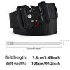 Red Ears Tactical Belt Men's Multifunctional Military Fan Canvas Belt Outdoor Faux Nylon Training Waist Belt