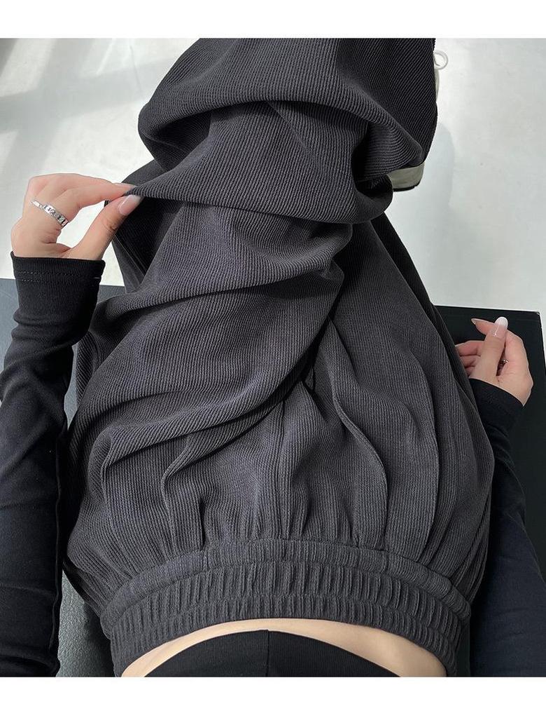 Damskie Luźne Spodnie Casualowe z Szerokimi Nogawkami na Wiosnę i Jesień 2025