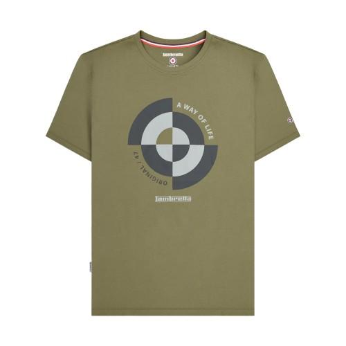 LAMBRETTA Mens Target Quadrant Big & Tall T-Shirt