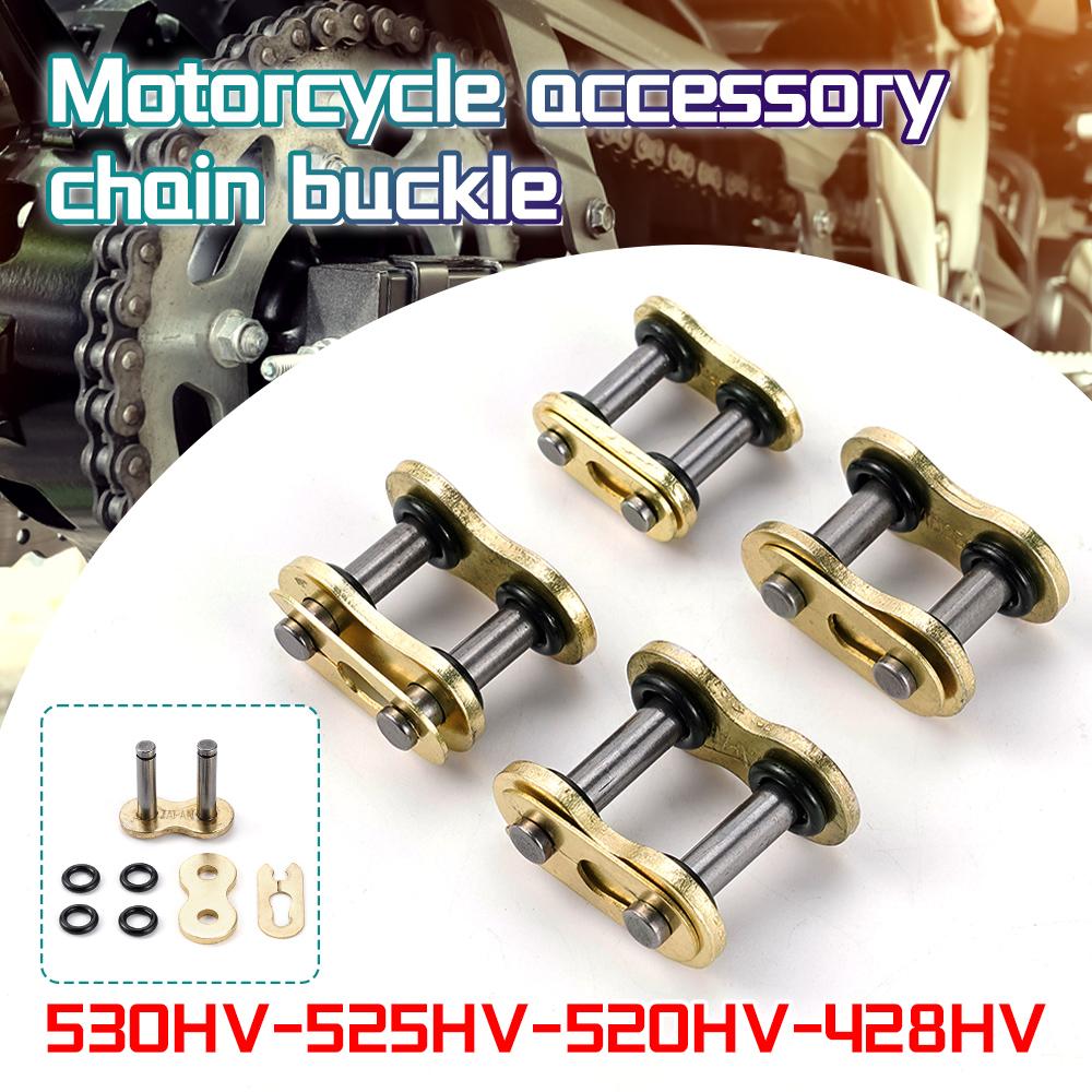 Motorcycle Chain Buckle Ring Link 428 520 525 530 Heavy Chain Connecting Connector Master Joint Link With O-Ring Chain Lock