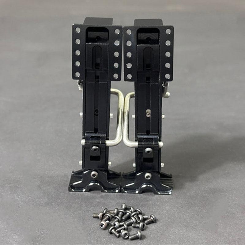 1:14th Scale RC Truck 2pcs Metal Simulation Support Leg for SCANIA Tamiya 770S R620 for VOLVO ACTROS AROCS Model Car DIY Parts