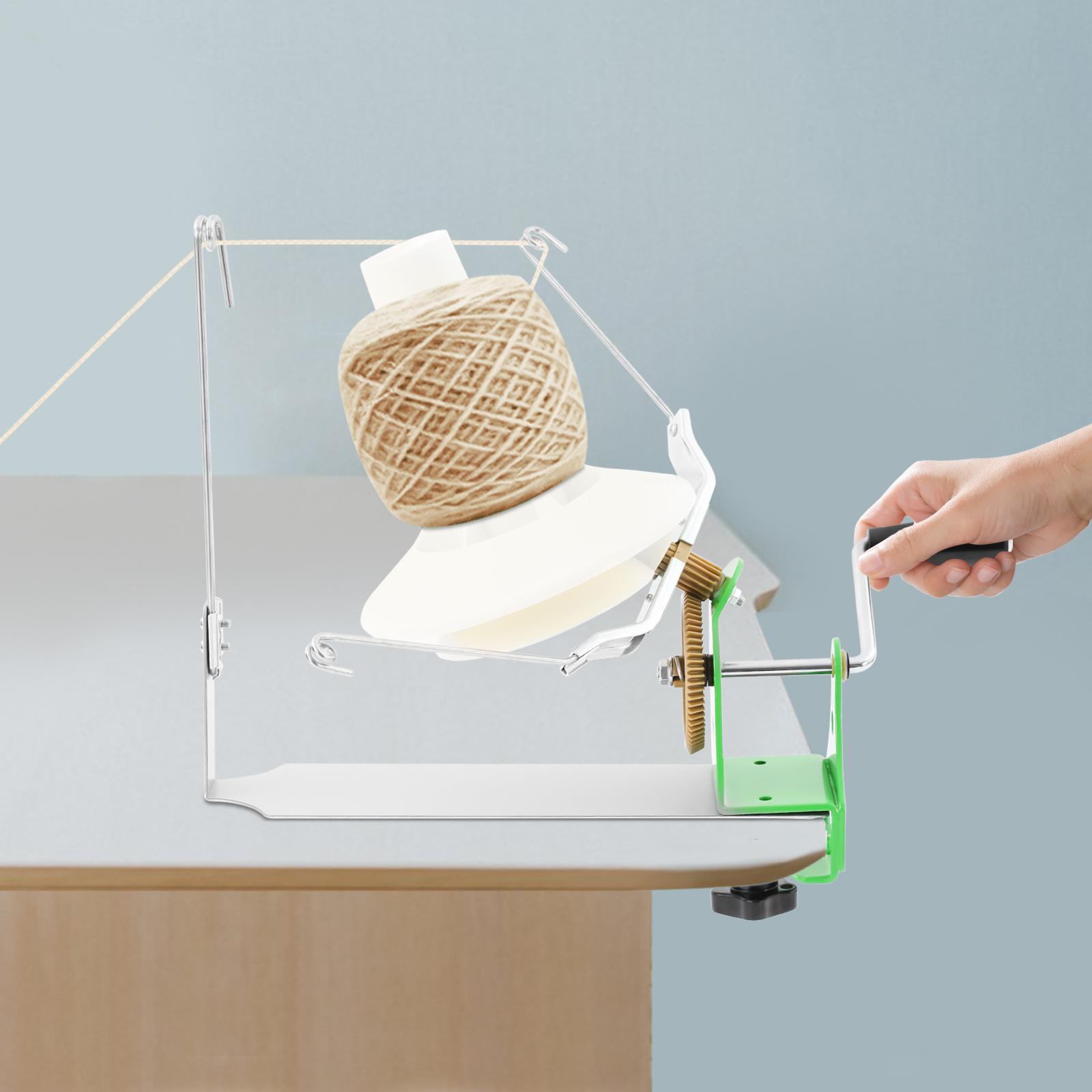 Wool Ball Ball Winder 500g Hand Crank Yarn Winder Wool Winder for Knitting Crochet Craft Yarn Ball Making Machine Wool Yarn Tool