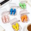5/10 Pairs Silicone Soundproof Earplugs Mixed Colors Soft Reusable Suitable For Sleeping Swimming Learning YMY