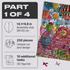 UNIDRAGON Wooden Puzzle QUEZZLE Series Part 1 250 Pieces ~Amazing Cappadocia~