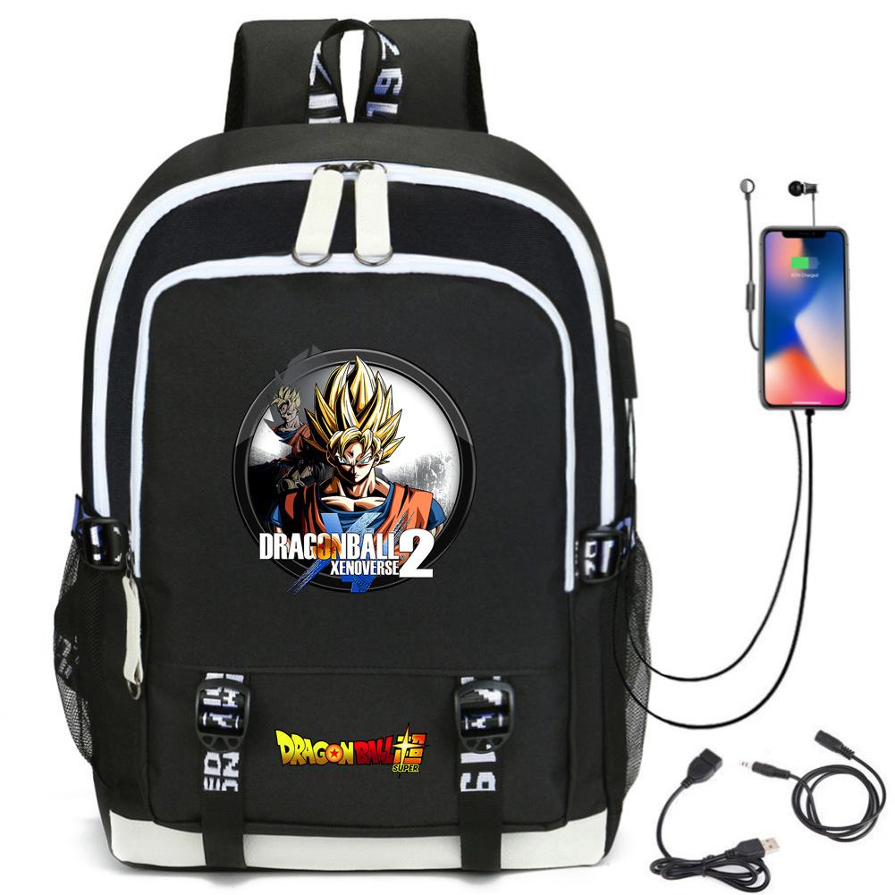 Anime Dragon Ball Surrounding Sun Wukong Printing Student Youth Large Capacity Casual School Bag Male Backpack Female