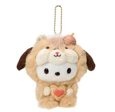 Sanrio Pochacco Mascot Holder (Fluffy Squirrel) Japan NEW Sanrio Characters