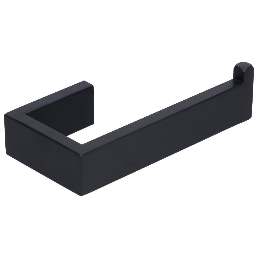 Stainless Steel Towel Rack Black Towel Bar Modern Toilet Paper Holder Toilet Paper Holder