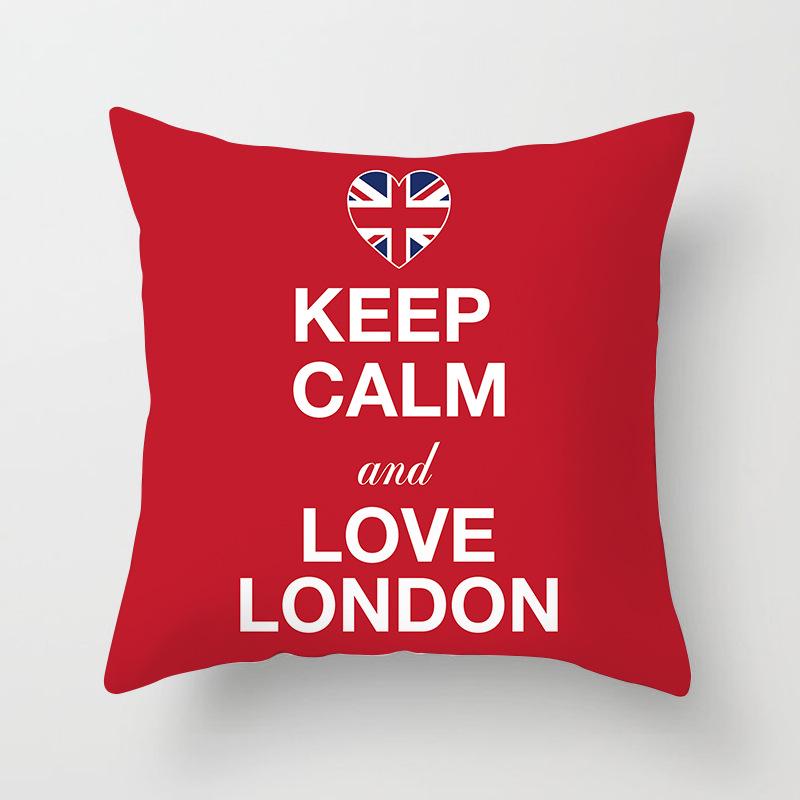 Nordic Black Letter Pillow Cushion Cover Living Room Sofa Car Pillow Cover Home Furnishings