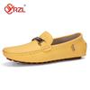 YRZL Loafers Men Handmade Leather Loafer Casual Driving Flats Slip-on Shoes Luxury Comfy Moccasins Size 48 Loafers Shoes for Men