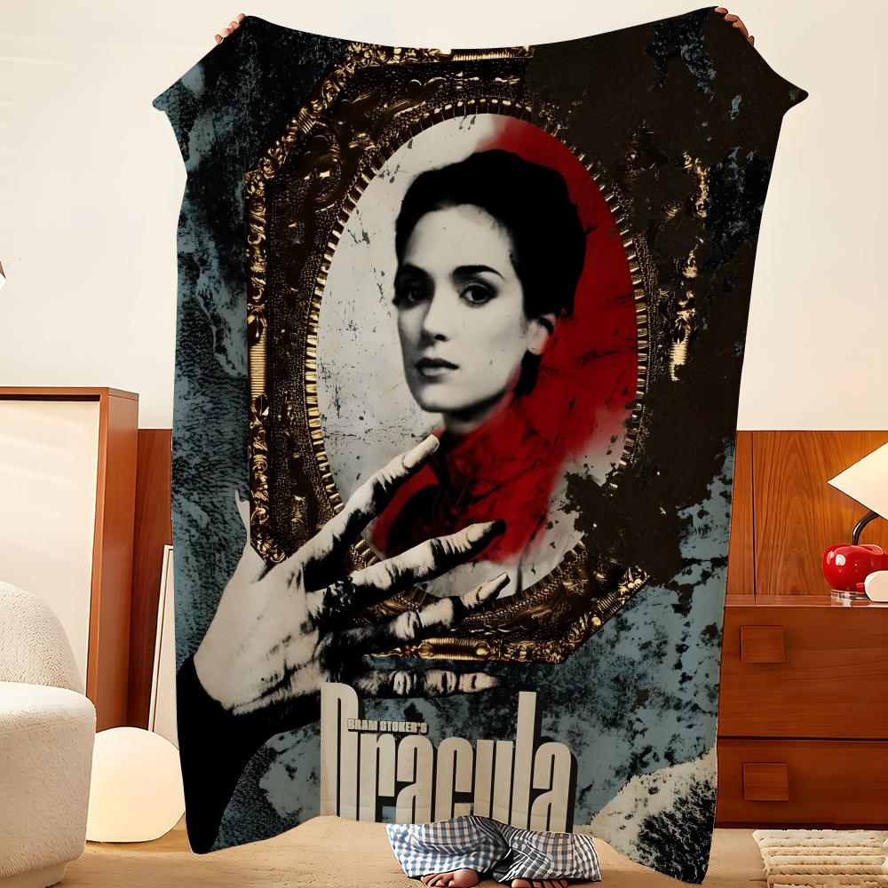 Movie B-Bram S-Stoker's D-Dracula Throw Flannel Throw Blanket, Lightweight Cozy, Durable Washable Cute Cool