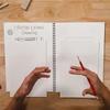 Professional This Is Not a Sketchbook Thick Paper Hardcover Art Class Drawing Book Interactive Workbook with Lined Blank Pages