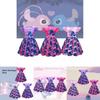 New Arrival Girls' Star Baby Stidi Dress A-line Dress With Flying Sleeves