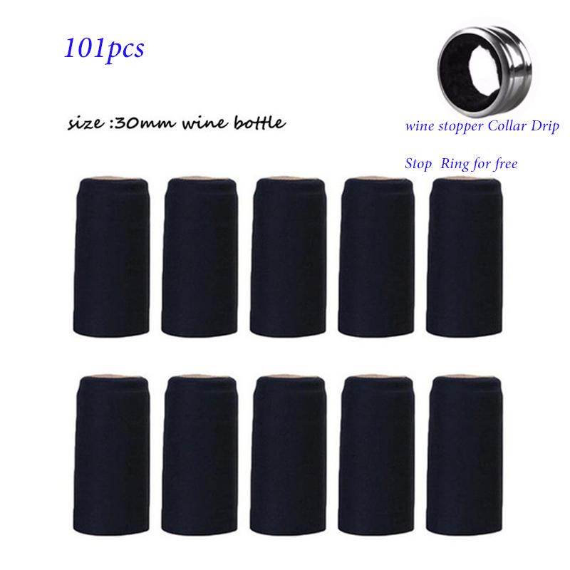 Wine Bottle Corks Stoppers and PVC Heat Shrink Capsules Natural Wine Corks Craft Corks Excellent for Crafting & Decor