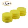 12Pcs Car Waxing Foam Polish Wash Sponges Applicator Pad Cleaning Waxing Round Foam Sponge Detailing Washing Car Cleaning Tools