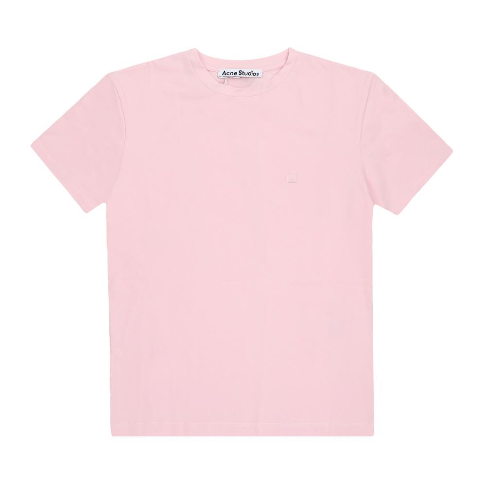 

Acne STudios Face Logo PaTch T shirT Cl0309 Blossom Pink Aq8 CL0309 BLOSSOM PINK (XS)