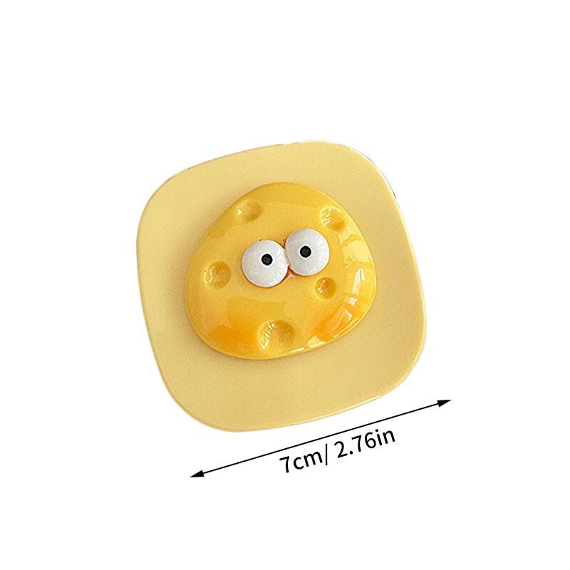 

Cartoon Cheese Contact Lenses Care Case With Mirror Travel Contact Lenses Storage Case Girls Travel Nursing Companion Box розовый