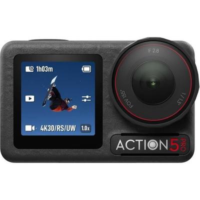 Osmo Action 5 Adventure Combo - DJI - 1/1.3" CMOS - Touchscreen - UHD 4K120, 2.7K120, 1080p240 - 12 Mpx - Bluetooth 5.0 - Wifi