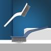 2Pcs Hard Bristle Crevice Cleaning Brush Plastic Tile Gap Brush Floor Seam Brush  Kitchen Gadgets
