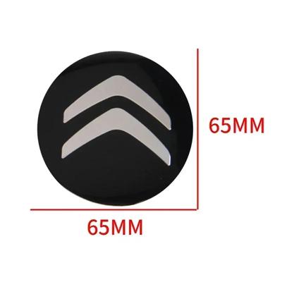 65mm Car Wheel Center Hub Caps Sticker for C1 C4 C3 C5 C8 DS3 DS5 DS4 Berlingo Picasso Xsara Auto Exterior Accessories