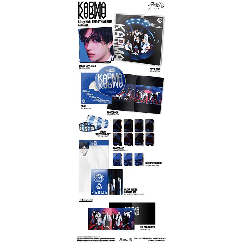 [Pre-order] Stray Kids - the 4th Album [KARMA] SET 5EA