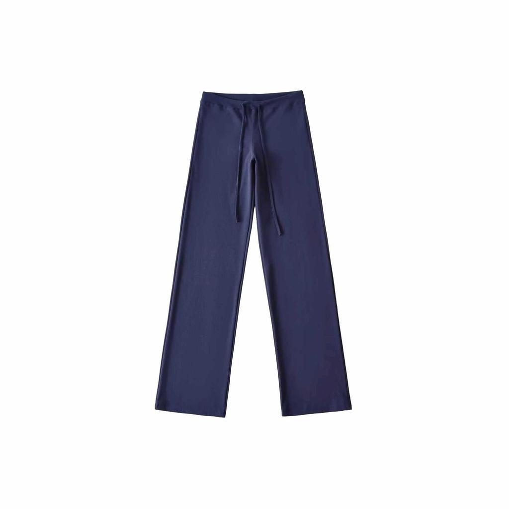 Women's High-Waisted Drapey Drawstring Pants – Casual, Loose-Fit, Mid-Low Waist Sweatpants for Home, Yoga, & Autumn Comfort.