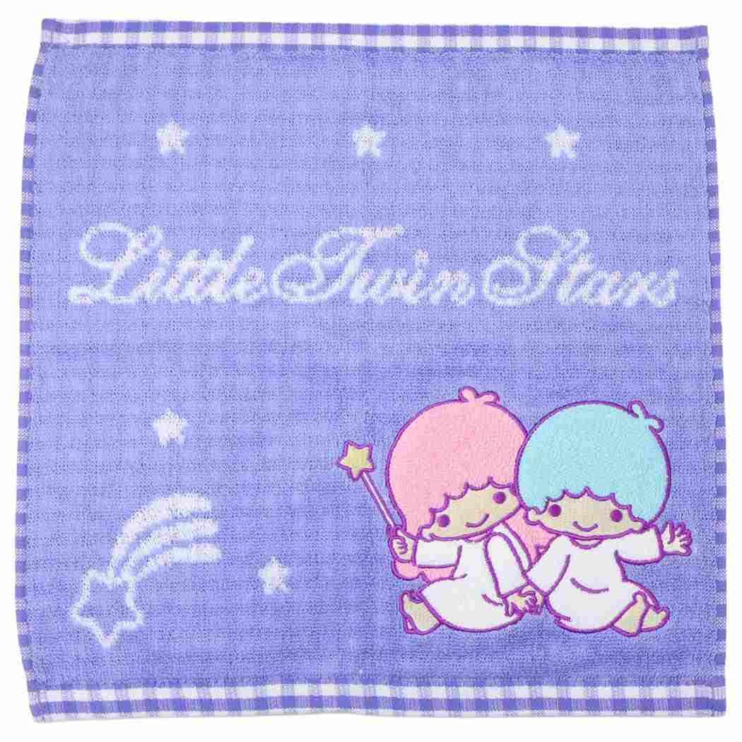 Marushin Sanrio Little Twin Stars Милые Кики Органический Антибактериальный и Дезодорирующий 3725020100 Платок, и Лала, Хлопок, Обработка,