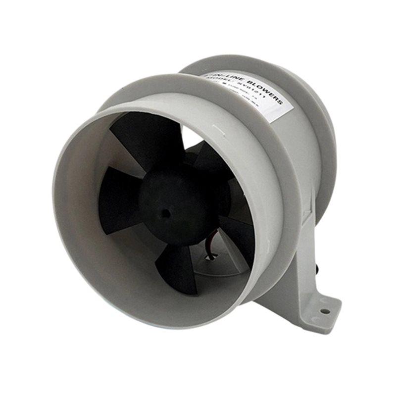 

4 Inch Boat Air Blower Marine Bilge Blower Quiet Blower For RV Yacht Boat Accessories серый
