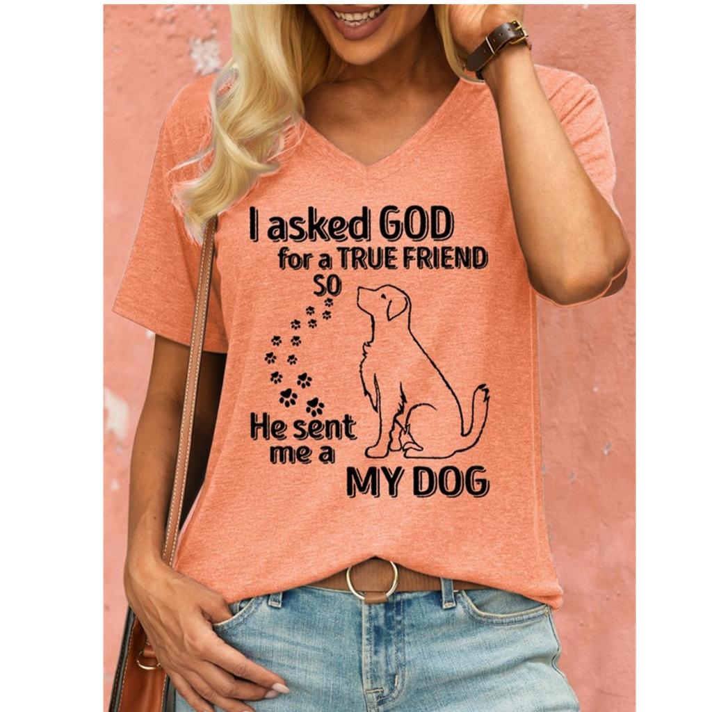 TShirt Women Summer Cute Cat Print V-Neck Sexy Polyester Harajuku Casual Pullover Cartoon Animals Female Streetwear Ladies Tops