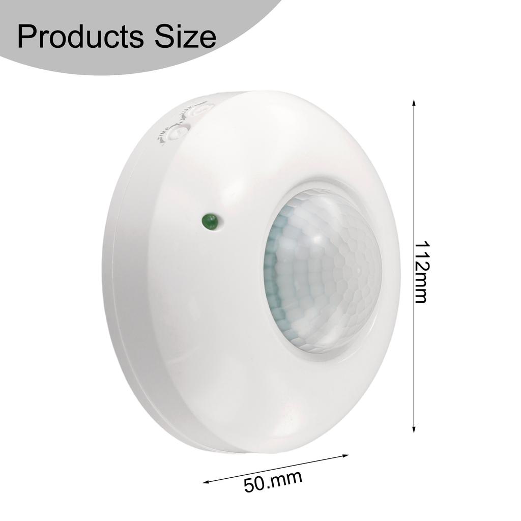 360 Degree Motion Sensor 360° PIR Motion Sensor Energy-efficient High-quality Materials Human Motion Infrared Rays