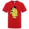 Muttley T Shirt Cartoon Funny Cotton Laughing Dog Humor Hihi Heehee  Fashion Street T-shirt Men Brand Tee Shirt