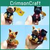 Adorable Plush Toy Miniature Dog Keychain Soft Short Plush Child Gift