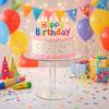 New Acrylic Cake Stand Round Transparent Party Dessert Stand Double-layer Dessert Display Rack Wedding Birthday