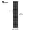 Hanging shoe rack organizer Over the Door Shoe Organizer 12/14 Large Breathable Mesh Pockets slippers organizer shoe storage