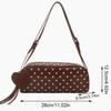 Verstellbare Träger Polka Dot Umhängetasche PU-Leder Crossbody-Tasche INS Tragetasche Dating